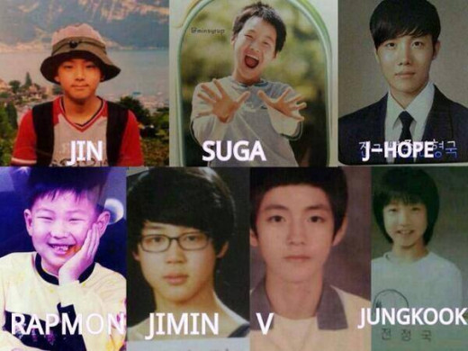 The Bangtan Boys when they where literally boys and were not in Bangtan yet