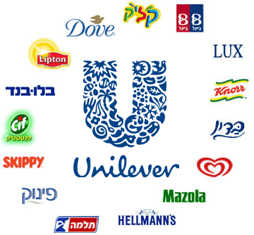 Here are just some of the brands under the umbrella of Unilever's name.