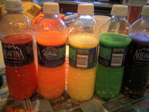 Skittles Vodka tastes great, but there's a longer preparation time because you have to strain out the waxy substance that doesn't dissolve *shudders* (that causes you to never want to make it again).