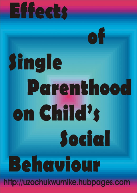 effects of single parenthood on child's social behavior