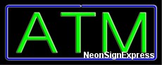 ATM Neon Sign