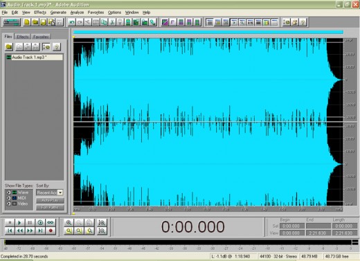 over-amplified audio