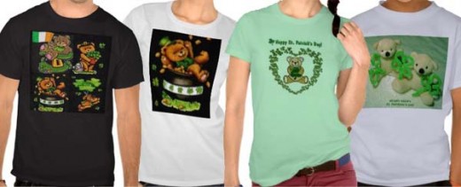 Look under the title St. Patrick's Shirts on Zazzle for the links