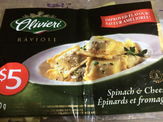 Spinach & Cheese Ravioli
