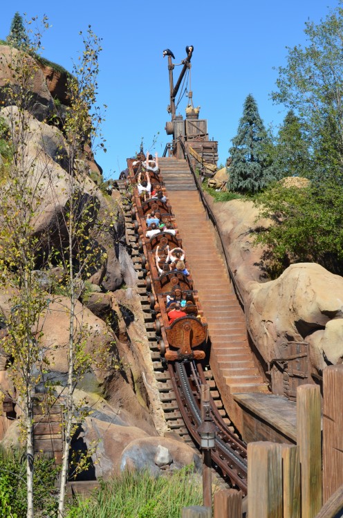 During Thanksgiving Week at The Magic Kingdom at Walt Disney World, guests without FastPasses waited more than 180 minutes to board the park's hottest attraction: The Seven Dwarves Mine Train.