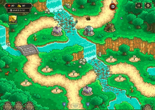 Placement of my first towers.