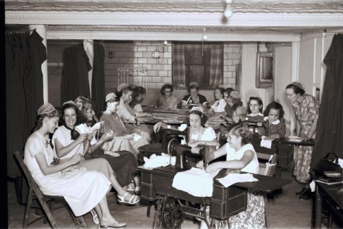 Stitches of Cheer," The Junior Sewing Circle of the North Lima Congregation, North Lima, Ohio David S. Harnley August 11, 1952 from Mennonite Church USA Archives