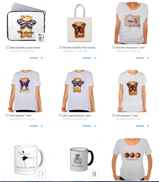 From a screen shot of my Zazzle page.