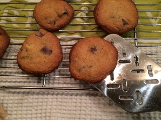 Remove from pan to a cooling rack
