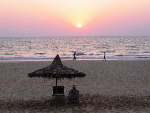 Sernabatim beach sunset