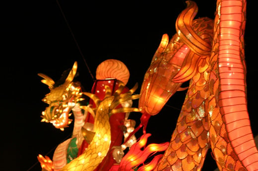 Elaborate parades are a part of the Chinese New Year