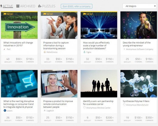 Upon logging in, one can view the ongoing challenges and submit solutions before the mentioned deadlines.