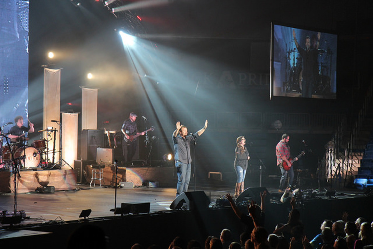 Casting Crowns live in concert. 