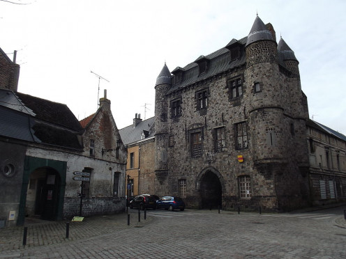 Château in the town of Condé-sur-l'Escaut