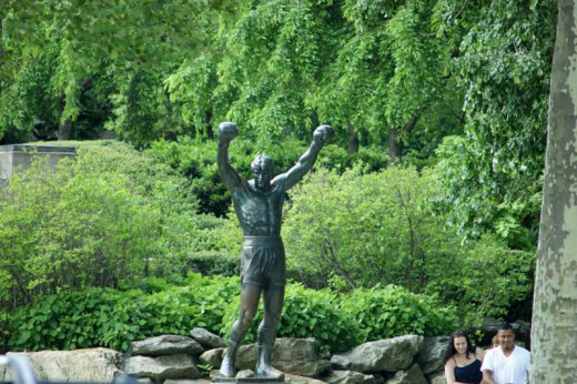 Rocky Balboa statue at the Philadelphia Art Museum