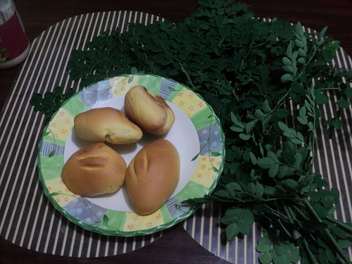 Homemade bread with malunggay