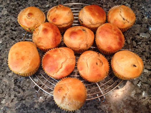 Cranberry Orange Almond Muffins