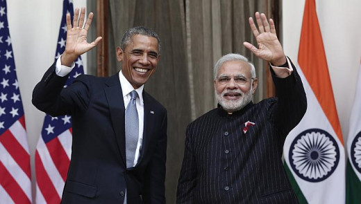 Modi and Obama at one-to-one talks
