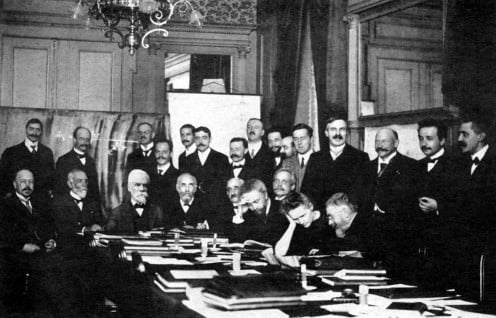 First Solvay Conference on Physics, Brussels, 1911.