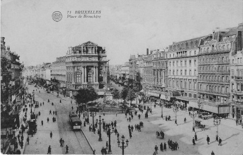 Early view of De Brouckère Square