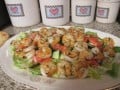 Shrimp Scampi Salad for a Valentine's Lunch