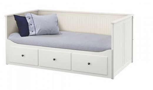 HEMNES Daybed trundle frame with 3 drawers, white $299.00