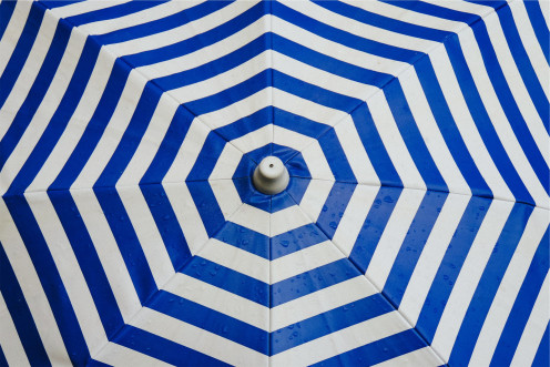 Pattern on umbrella