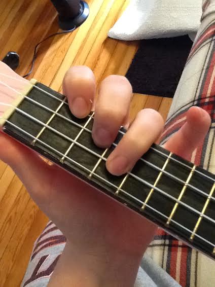 An Em chord. See the diagonal? Once again, sorry if my fingers look a little sloppy.