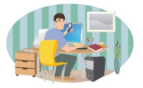 Working from the comfort of home provides freedom from working in the traditional, mainstream work environment.