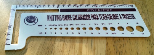 Knitting gauges are extremely helpful in determining which yarn and needles to use in patterns that don't specify a needle or yarn size.
