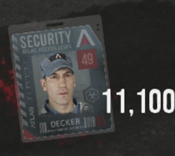 Your security level is found on the top right hand corner of your badge. 