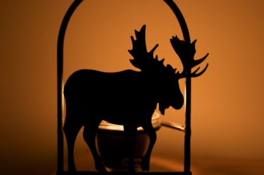 Moose Candle