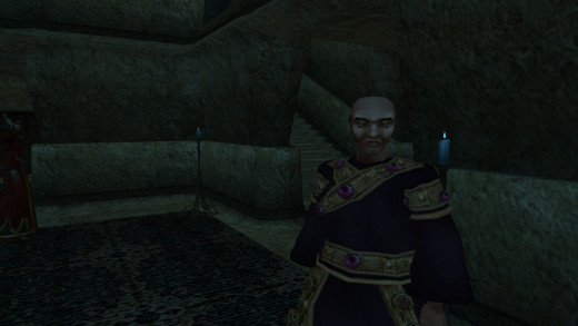 There are few things more satisfying in the series than shoving this jerk's "go away" quest in his face.