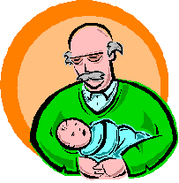 Does the baby exist? Is this man cradling his own grandfather?