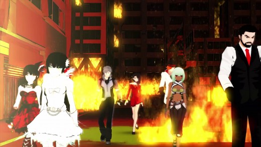 The villains of RWBY from the second opening.