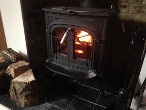 Our Wood Burning Stove!