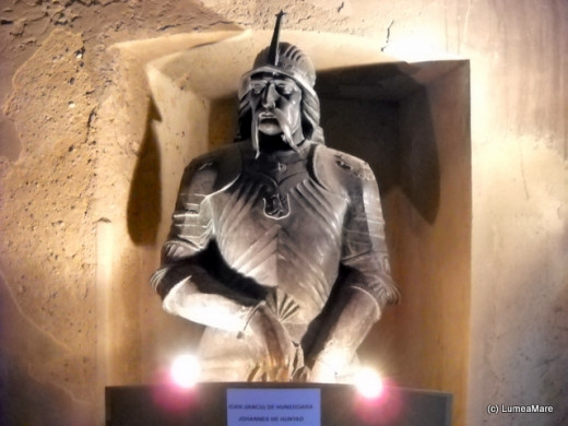Ioan of Hunedoara bust found inside the castle.