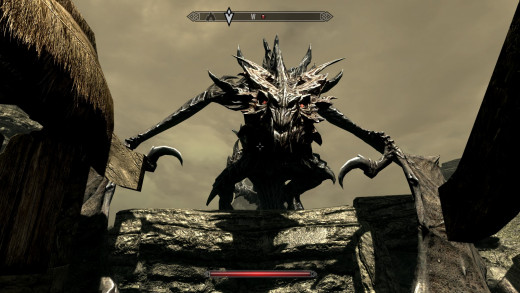 Alduin works, but he isn't a particularly interesting villain.