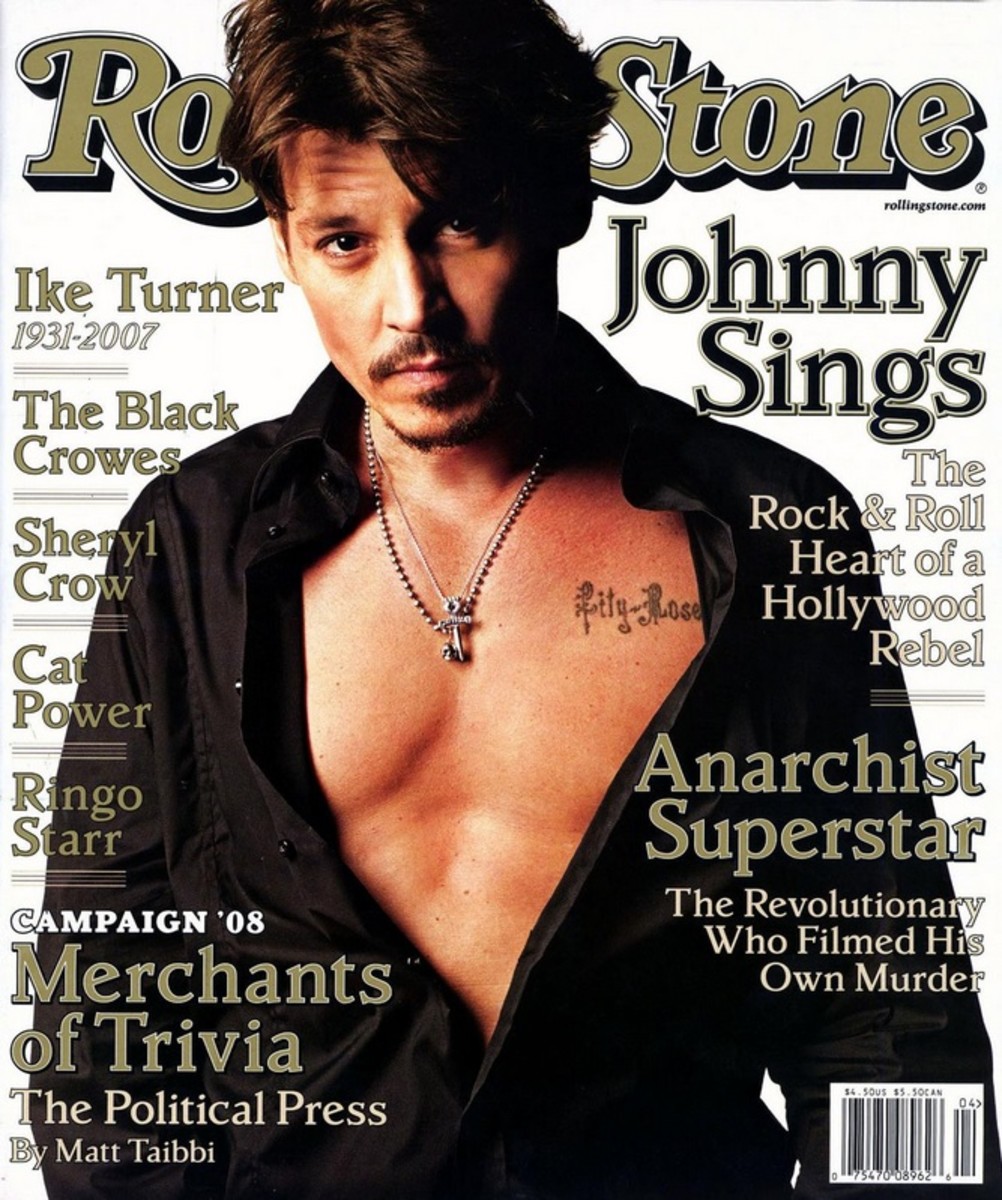 Johnny Depp Rolling Stone Magazine