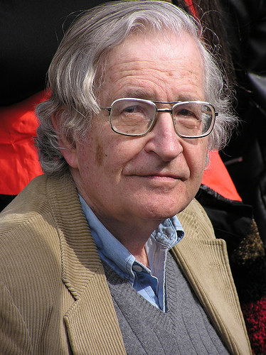 Prof. Noam Chomsky is an American linguist, philosopher who is a superb educator. 