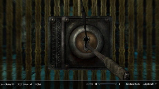 Bethesda attempted to fix their overly easy lockpicking minigame by replacing it with another, just as easy lockpicking minigame.