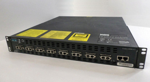 A 4908g with GBIC modules in all sockets