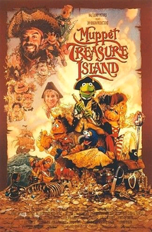 Theatrical release poster for Muppet Treasure Island.