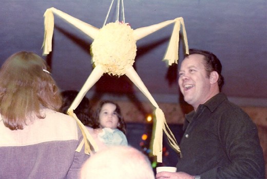 My Christmas piñata, 1978.