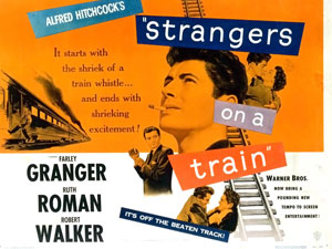 Movie poster for Strangers on a Train