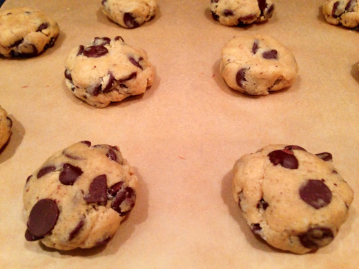 Sugar-Free Chocolate Chip Cookies Ready for Baking