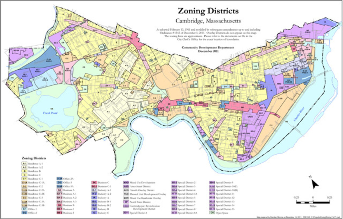 An example of city zoning.