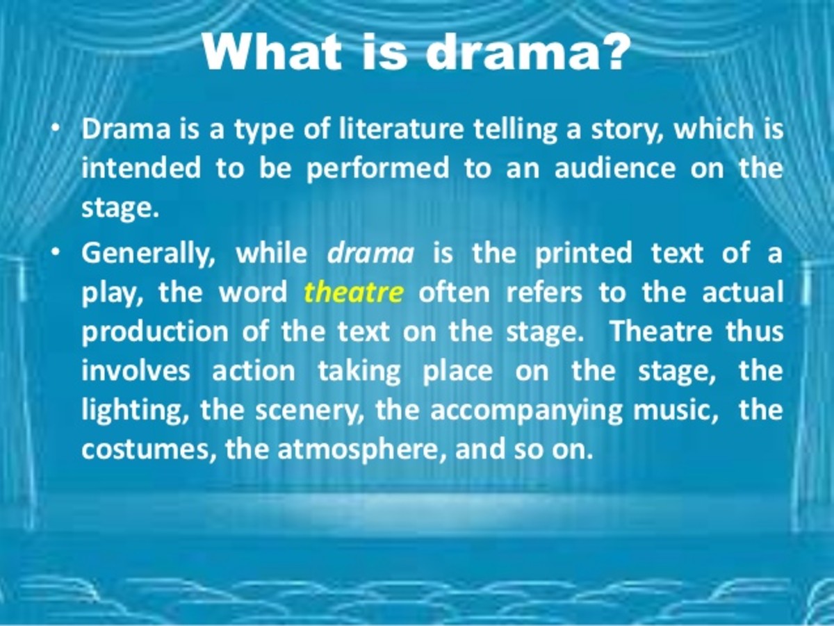 What is drama in literature
