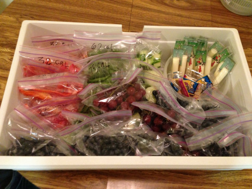 Awesome pre-made snack drawer!
