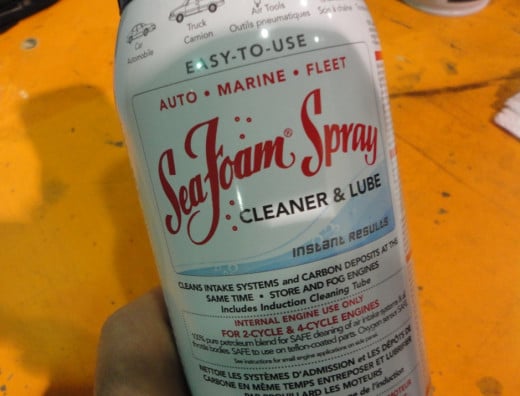 fuel system cleaner - this is used primarily in marine craft to take water our of gas but it also claims to clean engine fuel systems.